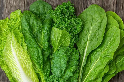 Fresh green vegetables from Sabji Mandi Nandanagar - Organic leafy greens and vegetables from local farms